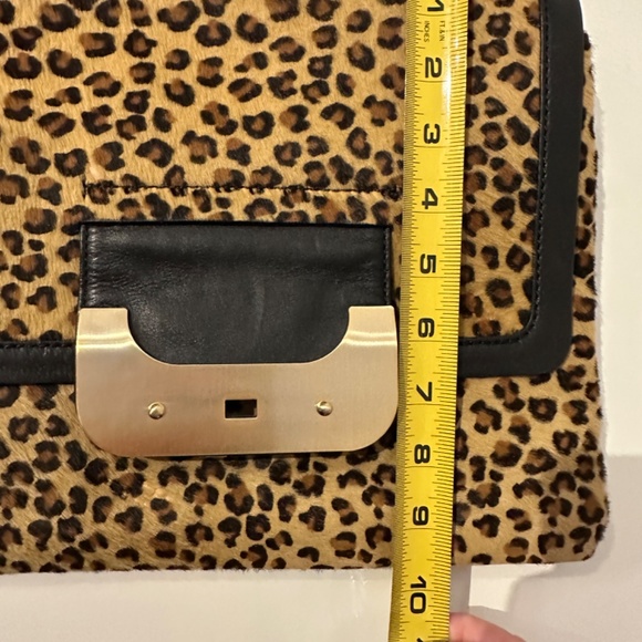 Diane Von Furstenberg Vintage Leopard Pony Hair Handbag - Picture 11 of 12